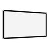Camping Projector Screen for Tent,Projector Screen 72 Inches 16:9 Thicken Portable Non Crease Soft White Polyester Projector Curtain Projection Screen(72 inches) view 1