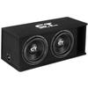 CT Sounds Dual 12 2600W Loaded Tropo Series Ported Car Subwoofer Box - TROPO-2X12D4 view 1