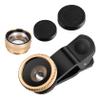 TEHAUX Cell Phone Lens, Clip on Super Wide Angle Lens Portable Macro Lens and Fisheye Lens 3 in 1 Mobile Phone Lens for Martphone Phone Phone Phone view 1