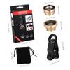 TEHAUX Cell Phone Lens, Clip on Super Wide Angle Lens Portable Macro Lens and Fisheye Lens 3 in 1 Mobile Phone Lens for Martphone Phone Phone Phone view 2