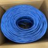 1000ft Cat6 Plenum Solid Copper Cable | 100% Pure Bare Copper Conductor | UTP, 550MHz, 4Pair, 23AWG | Cat 6 CMP Ethernet LAN Cable, Network Test Passed | Available in Blue and White Color (Blue) view 2