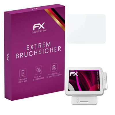 atFoliX Plastic Glass Protective Film compatible with Posbank Imprex Prime, 9H Hybrid-Glass FX Screen Protector