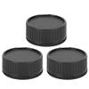3 * Lens & 3 * Camera Body Rear Lens Cover for M Mount - Black view 2