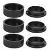 3 * Lens & 3 * Camera Body Rear Lens Cover for M Mount - Black view 3