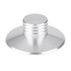 Disc Stabilizer,New Black Record Weight Clamp Turntables Metal Disc Stabilizer Silver view 1