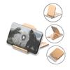 KOMBIUDA 2pcs Desktop Stand for Cellphone Tablet Creative Plastic Phone Holder Viewing Angle Space-Saving Design Random Color view 2
