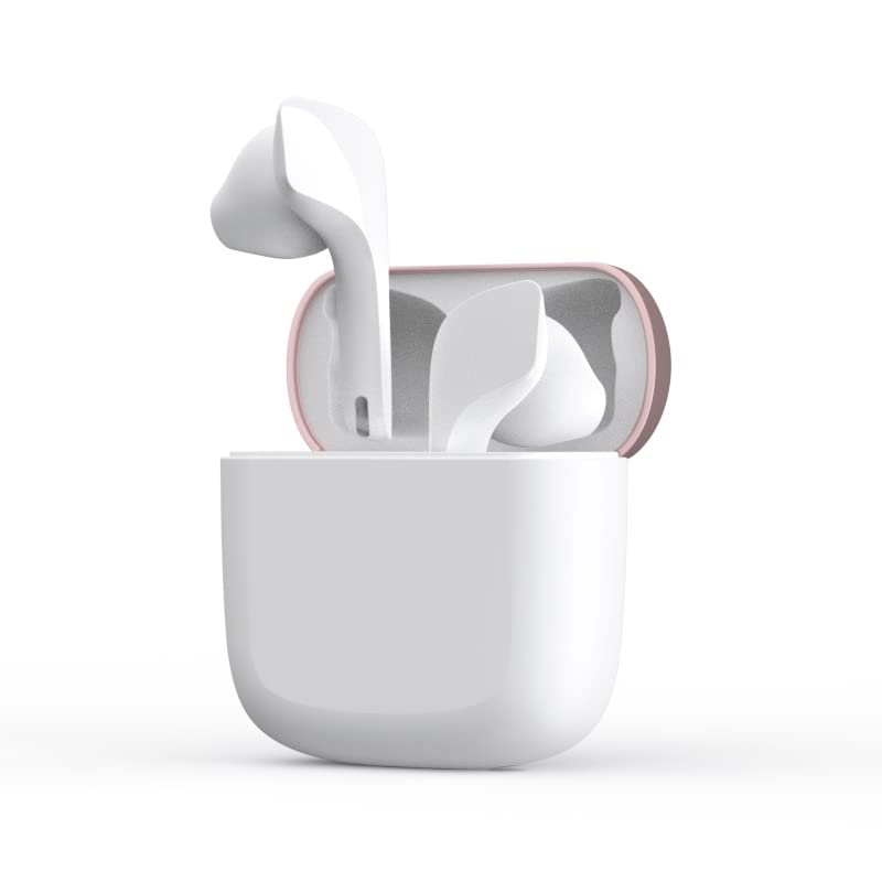 ICESOMNUS Sabbat JetPods Wireless Bluetooth 5.2 Headset 2023 Sound Quality Sports in-Ear Suitable for iOS and Android(Ivory White)