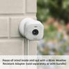 Blink Mini 2 Home Security & Pet Camera with HD video, color night view, motion detection, two-way audio, and built-in spotlight 1 camera (White) view 4