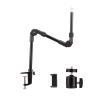 DYPASA Projector Mount Projector Stand Aluminum Alloy Foldable Holder Camera Mount 360 Ball Head Desk Metal Support Stand Bracket for LED Fill Light Ceiling Mount with Tray view 1