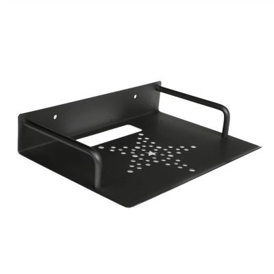 DYPASA Projector Mount Universal Projector Tray Bracket Wall Support Aluminum TV Box Router Bracket Holder Speaker Projector Stand Wall Mount Ceiling Mount with Tray (Color : Black)