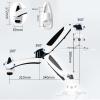 Projector Mount DL-PR03W Universal Projector Wall Mounted Gas Spring Full Motion 2-7kg Projector Holder with Hook Tray and 1/4inch Screw Ceiling Mount with Tray (Color : 1) view 3