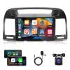 [2G+32G] Car Radio for Toyota Camry 2000 2001 2002 2003 2004 2005 2006, 9 inch Android 11 Touch Screen Stereo, Carplay/Android Auto/Mirror Link/1080P/SWC/Bluetooth/WiFi +AHD Backup Camera+MIC view 1