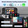 [2G+32G] Car Radio for Toyota Camry 2000 2001 2002 2003 2004 2005 2006, 9 inch Android 11 Touch Screen Stereo, Carplay/Android Auto/Mirror Link/1080P/SWC/Bluetooth/WiFi +AHD Backup Camera+MIC view 4