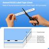 Aonomi Label Tape Replacement for Dymo Label Maker Refills 91331 Compatible with Dymo Letratag Refills Letra Tag LT100H LT200B LT100T Plus, 12mm x 4m(1/2" x13') White Plastic Labeling Tape, 3-Pack view 2