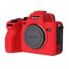 STSEETOP Camera Case for Sony A7RV A7R5- Protective Silicone DSLR Skin Cover, Detachable Cage, Shockproof, Dustproof (Red) view 1