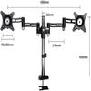 CIZGIM TV Stand Tv Floor Stand Dual-Screen LCD Monitor Bracket Hanger Computer Dual-Screen Lifting Fight Rotation Height Adjustable Shelf Base view 4