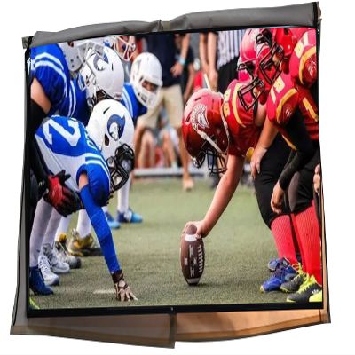acoveritt Outdoor 22-24-26" TV Set Cover,Scratch Resistant Liner Protect LED Screen Best-Compatible with Standard Mounts and Stands (Beige)