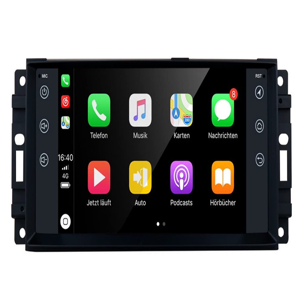 GOJOHO Andriod 13 Radio for Jeep Wrangler Patriot Compass JK Grand Cherokee Dodge Ram Chrysler Stereo Upgrade 7 Inch Touchscreen Built-in Bluetooth with CarPlay Android Auto Free Backup Camera