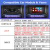 GOJOHO Andriod 13 Radio for Jeep Wrangler Patriot Compass JK Grand Cherokee Dodge Ram Chrysler Stereo Upgrade 7 Inch Touchscreen Built-in Bluetooth with CarPlay Android Auto Free Backup Camera view 2