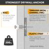CondoMounts MSK8001 Steel Stud TV Mounting Kit | Metal Stud Anchors | TV Mount Metal Studs | Holds 200lbs on Steel Stud | Includes 6 Elephant Anchor (1/4) Set & 1-Pilot Head Titanium Drill Bit view 2
