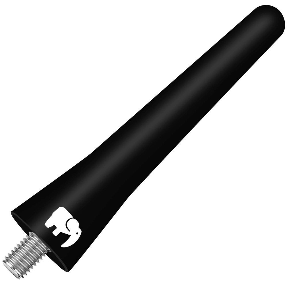 ONE250 2.5" inch Short Copper Core Antenna, Compatible with Chrysler - Chrysler 300, Chrysler 200, Town & Country, PT Cruiser, Sebring, Crossfire - Designed for Optimized FM/AM Reception (Black)