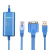 1747-UIC Compatible USB Interface A-B SLC Series PLC Programming Communication Interface Cable, RS232 DH-485 Interface Blue opto-Isolated chip view 2