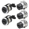 PENGLIN 5PCS HDMI Panel Mount Coupler, Pass Through Connector, Female to Female 4K Bulkhead Adapter, Extension With Water/Dustcap - 4K 30Hz 3D and HDR view 1