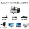 PENGLIN 5PCS HDMI Panel Mount Coupler, Pass Through Connector, Female to Female 4K Bulkhead Adapter, Extension With Water/Dustcap - 4K 30Hz 3D and HDR view 3
