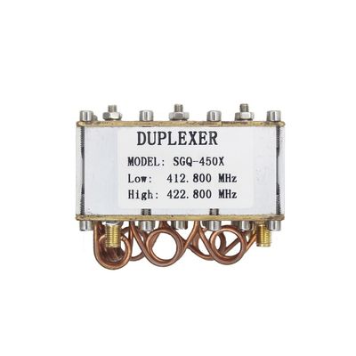 YiNiTone SGQ-450X 10W Low:412.800 High:422.800 UHF Duplexer with SMA-F Connector for Two-Way Radio