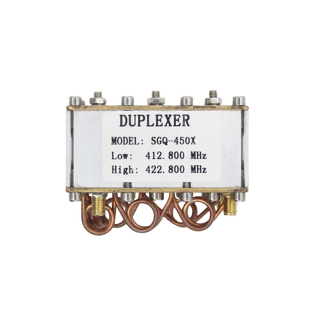 YiNiTone SGQ-450X 10W Low:412.800 High:422.800 UHF Duplexer with SMA-F Connector for Two-Way Radio