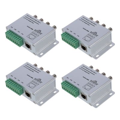 Nicfaky 4X UTP 4 Channel Passive Video Balun Transceiver