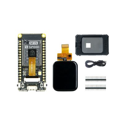 Sipeed Maix M1s Dock RISC-V Linux tinyML AIoT Single Board Computer with RISC-V CPU BLAI 100GOPS NPU with OPS for IoT Edge Computing Support FreeRTOS Linux (with Touch Screen and Shell)