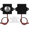 DWEII 4PCS 3 Watt 8 Ohm Single Cavity Mini Speaker Full-Range Cavity Mobile Portable Advertising Machine Speaker Connector Separating Interface 3.3V 5V for a Variety of Small Electronic Projects view 2