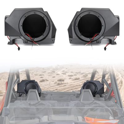 KATIMOTO Sport Rear Speaker Enclosures for Polaris RZR PRO XP 2020-2024, Rear Seat Speaker Pod Brackets with Metal Mount Brackets for Polaris RZR PRO XP XP4 LE 2020-2024 Accessories (2PCS)