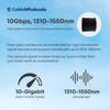 CableWholesale 2 Strand Indoor/Outdoor Fiber Optic Cable, OS2 9/125 Singlemode, Corning, Black, Riser Rated, Spool, 2000 Foot view 3