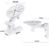 AlfaView 2PCS Universal Security Camera Wall Mount Bracket, 180 Adjustable Ceiling Security Housing Mount No Drilling Adhesive Bracket for Indoor/Outdoor Dome IP Security Camera view 2