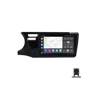ZEARLY Double Din Bluetooth Car Stereo FM Radio Receiver for Honda City 2014-2017 Car Multimedia Player Built-in Carplay DSP RDS DTS Support 4G/USB/Steering Wheel Control/36EQ,M6 Plus,8G+128G