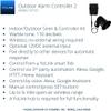 Outdoor Alarm Controller 2, Battery-Powered Siren/Alarm/Relay Controller, 12VDC Out, Up to 1/4 Mile Open-Air Range, 110dB Siren Included, YoLink Hub Required for Full-Functionality! view 2