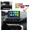10 inch Autoradio Android 11 Car Stereo with Backup Camera Double Din for Peugeot 3008 2017-2020 FM RDS Car Radio Support DVR DAB+ OBD2 Multimedia Video Player view 2