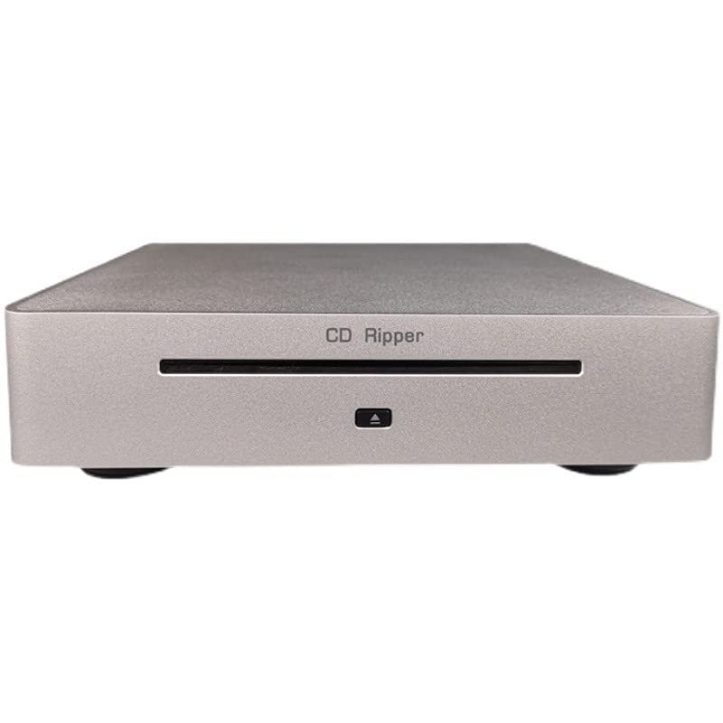 C-085 JF Digital CD-Ripper Read EAC Copy CD Data Then Digital Output USB Supports Plug-in 8T HHD/HDD/SSD to Save App Control (White)