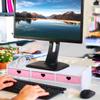 Homoyoyo Laptop 1pc Organizer Drawer Home Bracket LCD Shelf Screen Printer Use Desk Table Printers White Sturdy Heightening Top Heart Drawers Multi- Supports Height Notebook Monitor view 2