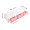 Homoyoyo Laptop 1pc Organizer Drawer Home Bracket LCD Shelf Screen Printer Use Desk Table Printers White Sturdy Heightening Top Heart Drawers Multi- Supports Height Notebook Monitor view 3
