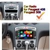 7inch Android 11 Autoradio Double Din Car Navigation Stereo Built in WiFi and Bluetooth for Peugeot 408 Peugeot 308 Multimedia Player Support WiFi USB FM RDS Car Stereo view 2