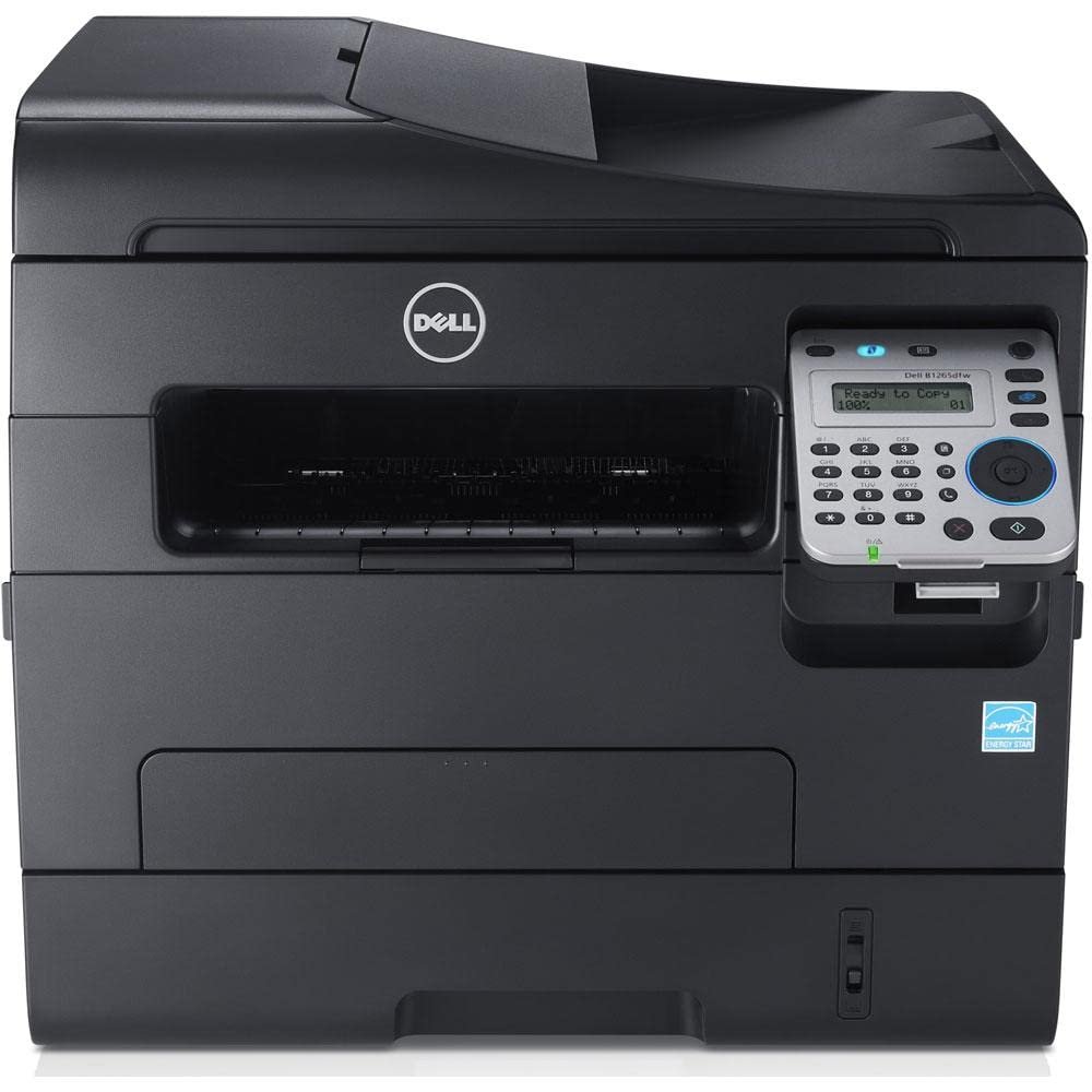 Dell B1265dfw Laser Multifunction Wireless All-in-One Printer - Fax/Scan/Copy/Print - Monochrome (Renewed)