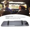 4.3in Rearview Mirror Dash Cam, 1080P Full Smart Rearview Mirror, Rear View Dual Camera Video Recording WDR Technology Built in High Sensitivity G Sensor view 2