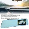 4.3in Rearview Mirror Dash Cam, 1080P Full Smart Rearview Mirror, Rear View Dual Camera Video Recording WDR Technology Built in High Sensitivity G Sensor view 3