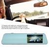 4.3in Rearview Mirror Dash Cam, 1080P Full Smart Rearview Mirror, Rear View Dual Camera Video Recording WDR Technology Built in High Sensitivity G Sensor view 4