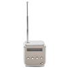 Radio,Radio Billig,Radio,Td V26,Small Portable Radios Mains and Battery Mini Speaker Music Player Portable Fm Radio Pc Fashion Support Card and U Disk Black (Silver) view 4