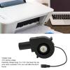 120mm 4.7Inch Mini Blower Fan, 12V Blower Fan with Speed Control, Micro USB Fans for Camping Barbecu Holiday Inflatable Decorations US Plug view 4