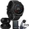 Garmin tactix 7 Standard Tactical GPS Watch with Raycon Everyday Earbuds and Signature Power Bundle view 1